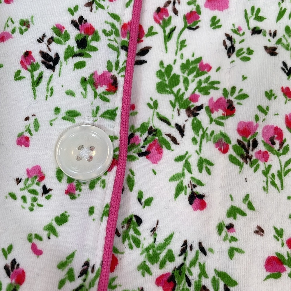 Bed Head Pajama Top NWOT Size XL Pink Floral Super Soft Organic Cotton - Picture 8 of 10